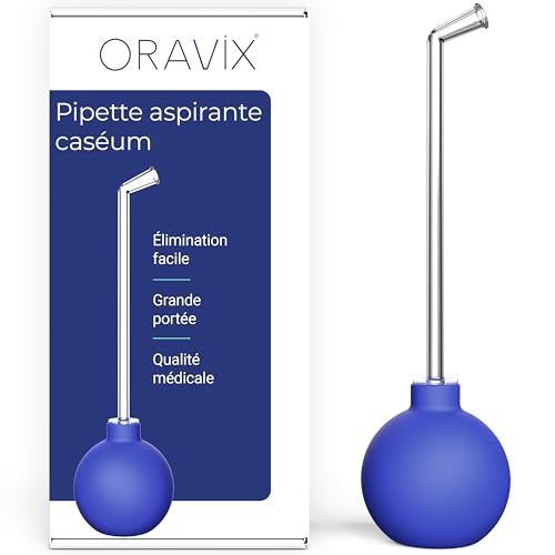 Oravix Pipette Caséum, Aspirateur Caséum Efficace Contre la Mauvaise Haleine,